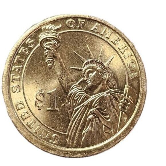 2009 Zachary Taylor Presidential Golden Dollar Coin - Picture 4 of 8